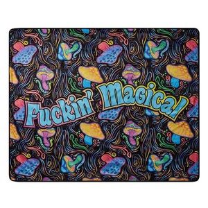 Spencer’s NWT Magical Mushroom Fleece Blanket